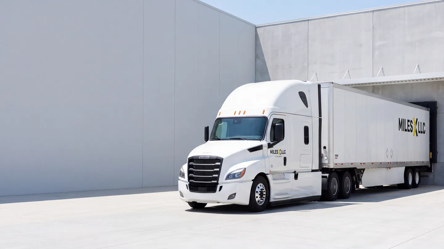 Miles X LLC truck