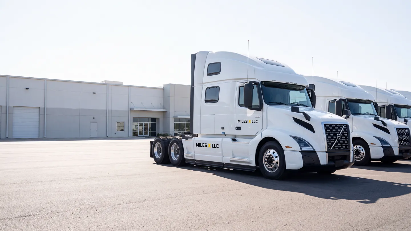 Miles X LLC truck